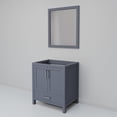 thumbnail image 5 of Lexora Home Jacques 30" Single Vanity with Mirror in Dark Gray, 5 of 9