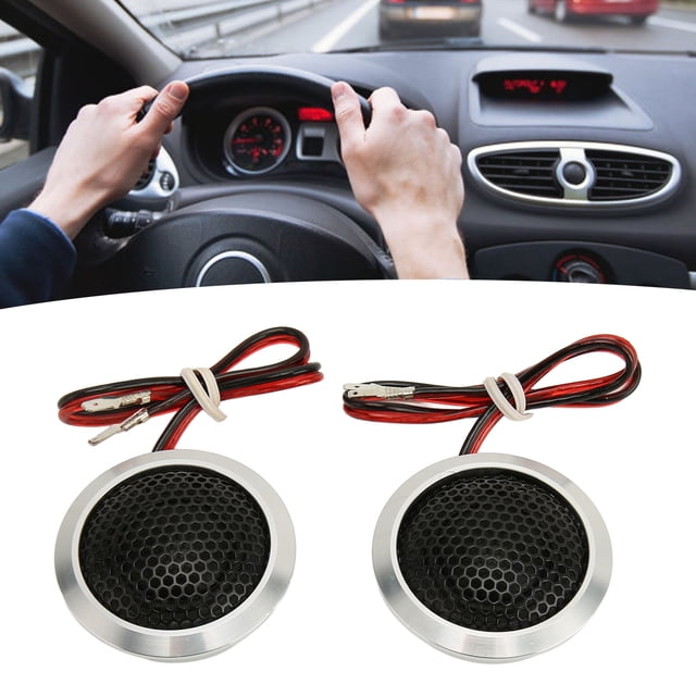 Dome Tweeter, 2 Way System 150W Metal Aluminum Dome Audio Tweeter High Sensitivity for Car Audio Systems