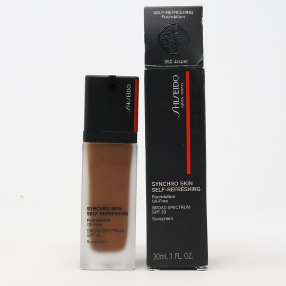 Shiseido Synchro Skin Self-Refreshing Foundation 1.0oz 550 Jasper New With Box