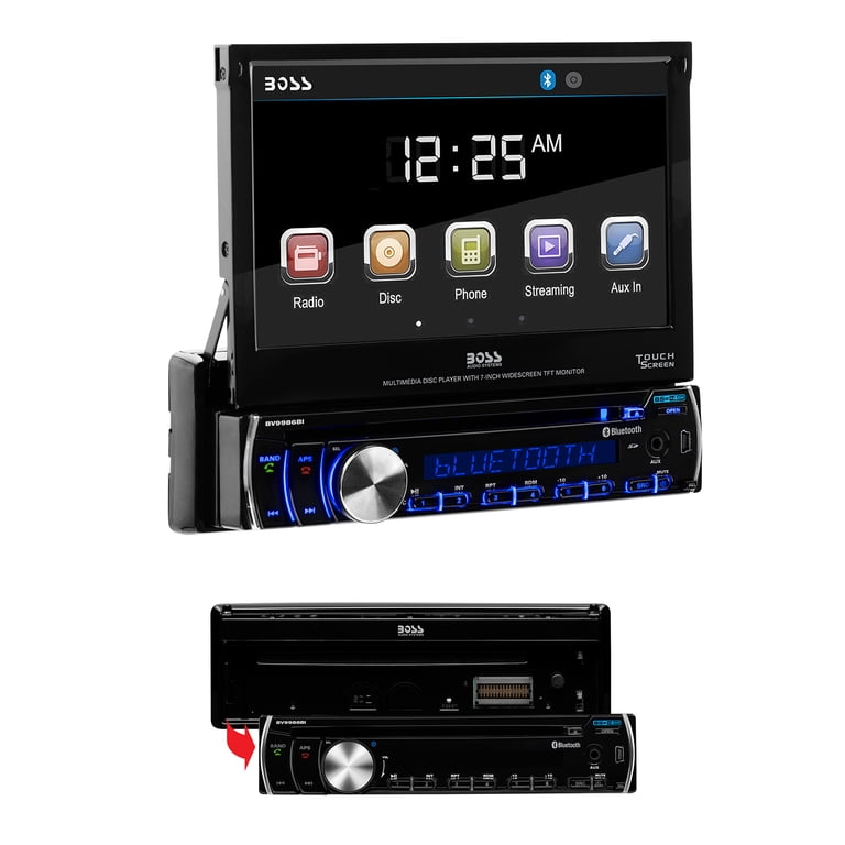BOSS Audio Systems BV9986BI Car DVD Player, Bluetooth, 7
