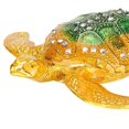 thumbnail image 3 of Sea Tortoise Hinged Box Collectible Figurine Model Decoration Jewelry Rings Earrings Box, 3 of 3