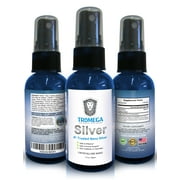 SILVER- TROMEGA Colloidal Silver 2 oz. - Mineral Liquid Supplement - Daily Immune System Boost - Colloidal Nano Silver 30 PPM