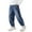 Dark Blue, variant on High Waisted Jeans for Boys Fashion Casual Baggy Wide Leg Denim Pants with Pocket Boys Clothes Size 5-15
