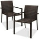 thumbnail image 1 of Juego de 2 sillas de comedor de mimbre para exteriores Best Choice, color marrón, 1 of 7