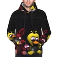 thumbnail image 5 of Lsque Five Nights At Freddy'S Pattern Casual Men's Hoodie,Hooded Sweatshirt with Kangaroo Pocket,Pullover Hoodie-4X-Large, 5 of 8