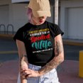 thumbnail image 2 of Funny Spouse - I Never Dreamed I'd Grow Up to Be a Spoiled Wife, Here I Am Killing It, Navy Blue T-Shirt, Medium, 2 of 5