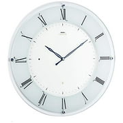 Seiko Clock Wall Clock White Pearl Diameter 351x30mm Radio Analog SEIKO EMBLEM HS548W