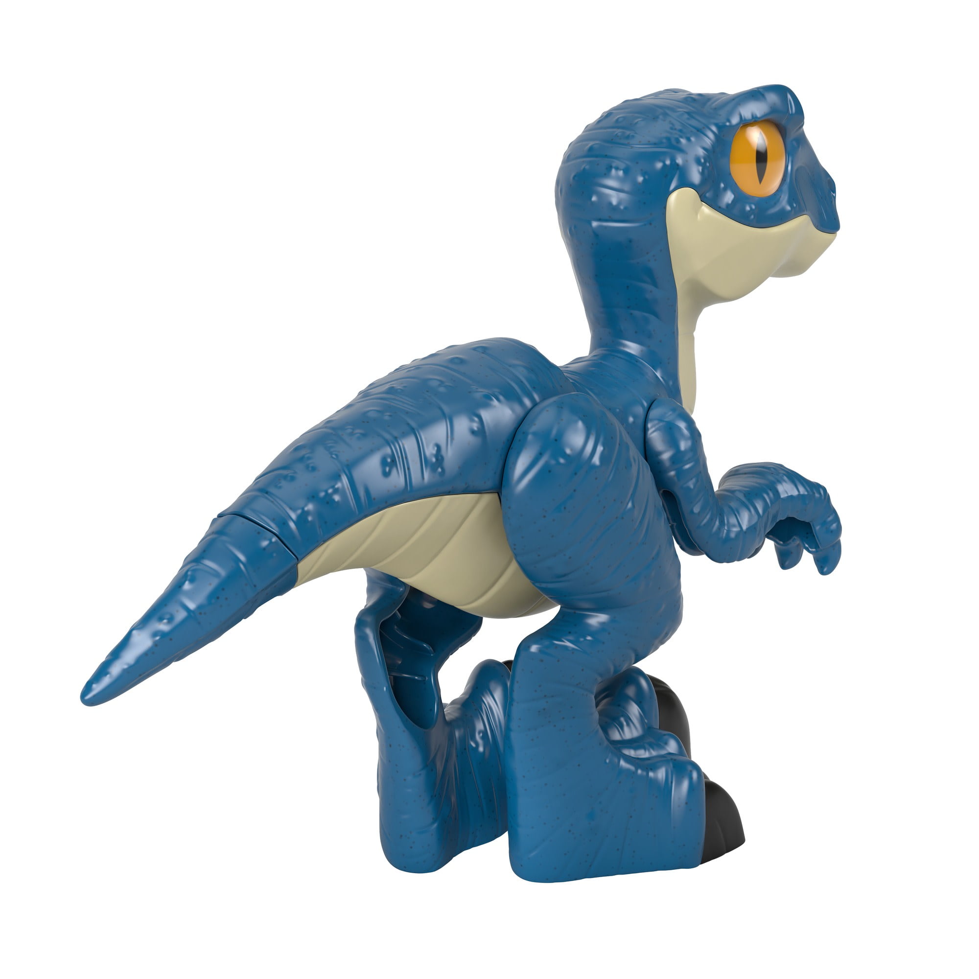 Imaginext Jurassic World Raptor XL Poseable Dinosaur Toy for Preschool Kids