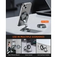 thumbnail image 3 of Soporte para teléfono CAMOLO GEEK MG-02 Plus con montaje magnético doble, 3 of 8