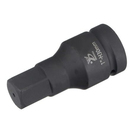 

Uxcell 30mm Impact Hex Bit Socket 1 Drive 108mm Length CR-MO Steel Metric Sizes