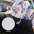 thumbnail image 5 of Kuiaobaty Car Seat Towel Covers Front Seats Butterfly Flower Print Car Seat Hoodie Cover Multi-Purpose Absorbent Microfiber Towels with Storage Bag(Hot Yoga, Gym, Sports Accessories), 5 of 7