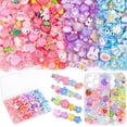 thumbnail image 2 of 100Pcs Purple Slime Charms Assorted Cute Decoden Embellishments, Kawaii Slime Accessories,Candy Heart Bear Bulk Flatback Jelly Resin Charm for Phone Junk Cases,Scrapbooking Crafting & DIY Decoration, 2 of 8