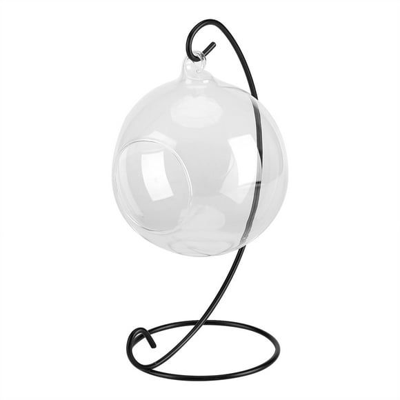 Hanging Glass Terrarium. Hanging Terrarium Globe Transparent Hanging Glass Vase Large Terrarium with Frame for Air Plants Succulent Planters