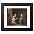 thumbnail image 2 of Jean-Baptiste-Siméon Chardin 14x12 Black Modern Framed Museum Art Print Titled - The Good Education, 2 of 5