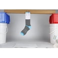 thumbnail image 2 of 6 Pairs Men & Women Athletic Crew Socks, Breathable Moisture Wicking Workout Running Socks, Size 6-9, 2 of 3