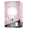 thumbnail image 2 of Bulbrite  Solana Smart LED G25 60W Equivalent Tunable WIFI Light Bulb, Milky, 2PK - 2200K-6500K, 2 of 5