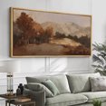 thumbnail image 2 of Large Framed Canvas Print The Abstract Modern Wall Art Decorative Ready to Hang Painting for Living room Bedroom - 60"x30" Natural Frame, 2 of 7