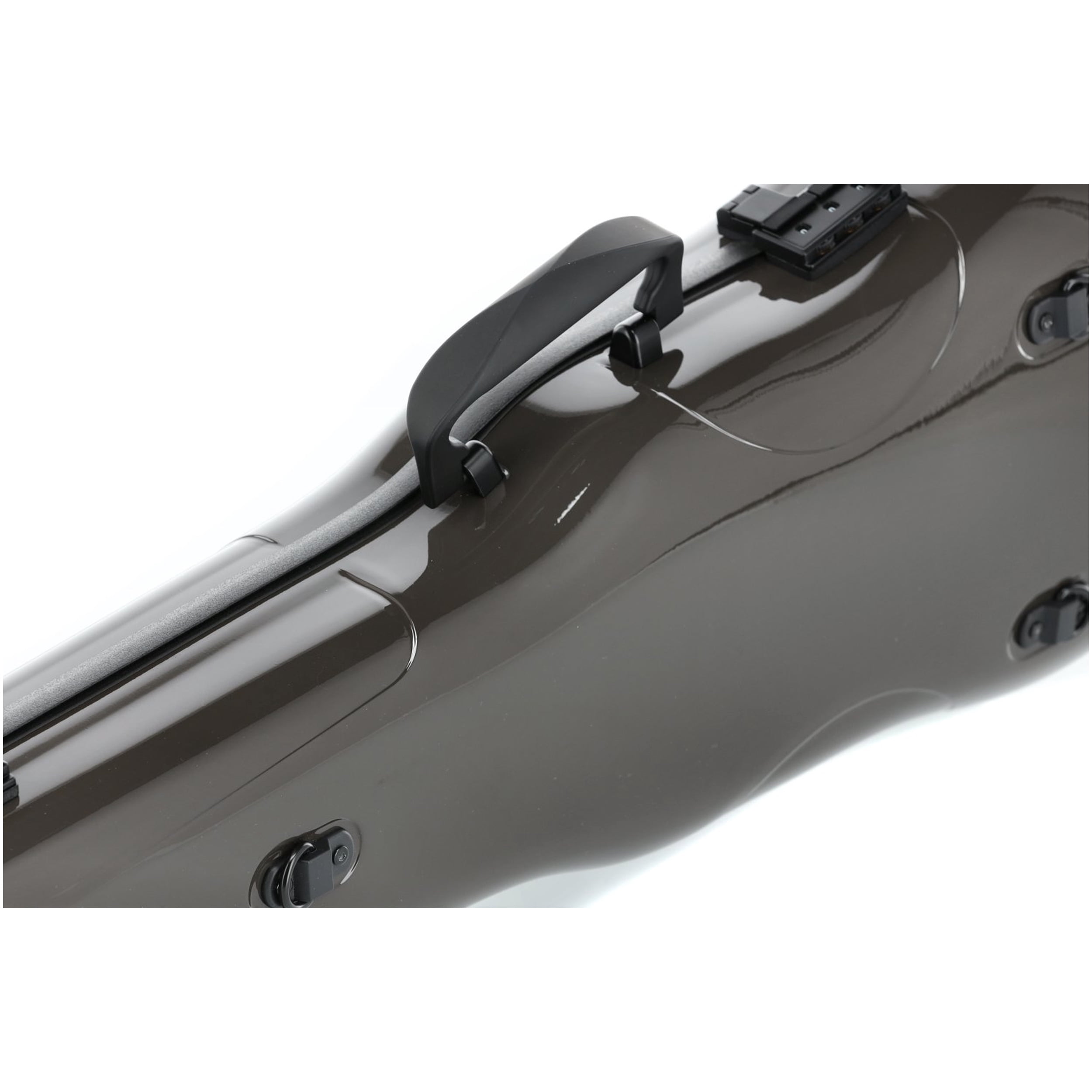 GEWA Violin Case, Air 1.7, Shaped, 4/4, Brown/Black, High Gloss, w/Subway Handle