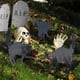 thumbnail image 4 of Monstrate Black Black Cat Halloween Yard Signs - Patio con siluetas aterradoras Ambiente de Halloween Kits de decoración para fiestas B, 4 of 6