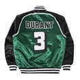 thumbnail image 2 of Kevin Durant Men's Headgear Classics St. Montrose Christian High School Satin Jacket (XX-Large, Green/Black), 2 of 5