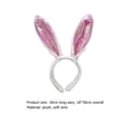 thumbnail image 3 of Ajustable Cosplay Diadema Orejas de conejo Cosplay Tocado Decoración de Pascua Accesorios Ndcxsfigh libre de BPA, 3 of 8