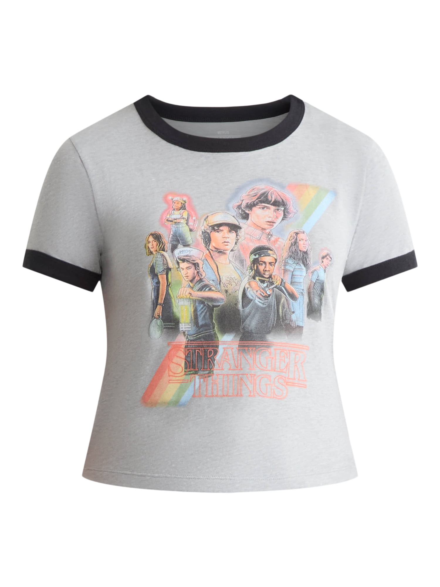Netflix Stranger Things Women's Graphic Tee with Short