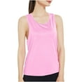 thumbnail image 3 of Women's Loose Fit Sports Breathable Cotton Short Sleeve T-Shirt Tee Top Casual Athletic Workout Lightweight Summer Fashion | CSEONE,Pink L, 3 of 8