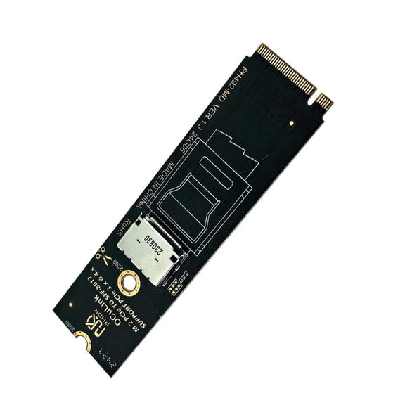 Yammee Chip Less M.2 NVMe To Oculink Adapters Enables U.2 U.3 SSDs PCIe4.0 Compatibility