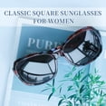 thumbnail image 3 of WEIDUOYI Women's Fashion Shining Sunglasses Retro UV Resistant Shades, 3 of 6