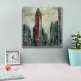 thumbnail image 4 of Epic Graffiti 'Manhattan Flatiron Building' by Silvia Vassileva, Canvas Wall Art, 12"x12", 4 of 8