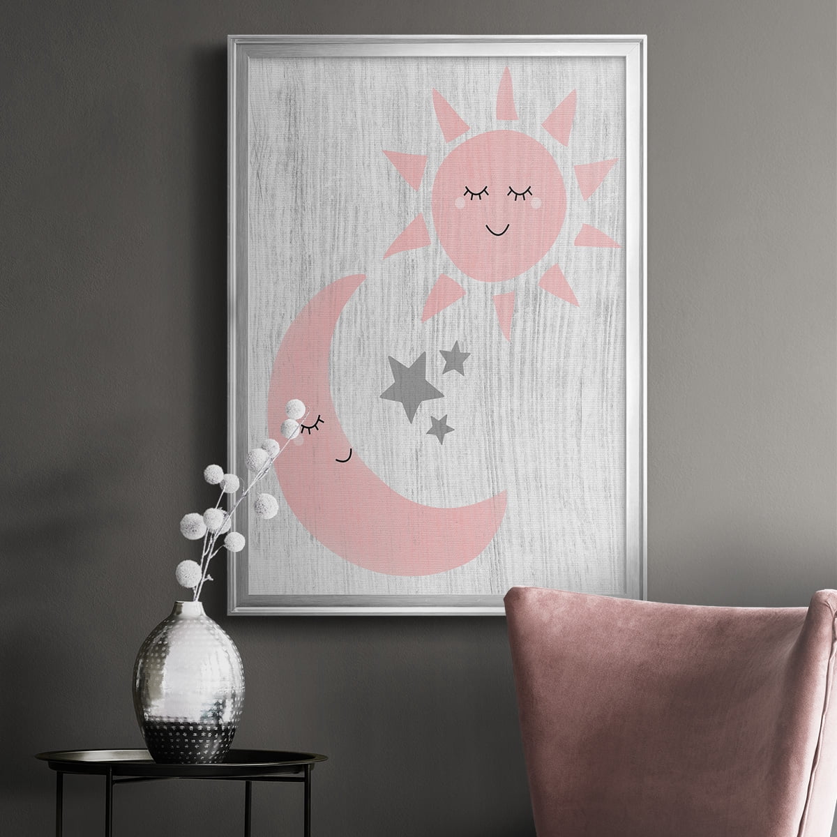 Sun and Moon Premium Classic Framed Print - Ready to Hang