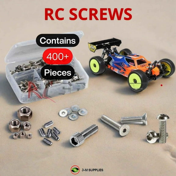 RCScrewZ Stainless Screw Kit los143 for Team Losi 8IGHT-X/E 2.0 Combo 1/8 4X4 Buggy (TLR04012) | SET