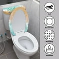 thumbnail image 3 of HELLHERO Starfish Bathroom Seat Covers 2 Pcs Set Elastic Fabric Elastic Installation for Homeowners, 3 of 4