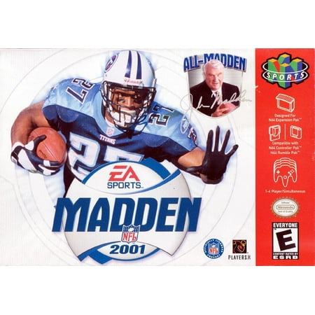 Pre-Owned Madden NFL 2001 - Nintendo 64 - game cartridge