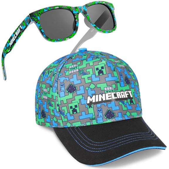 Set de Gorra y Gafas de Sol para Niños Minecraft UV Get Trend