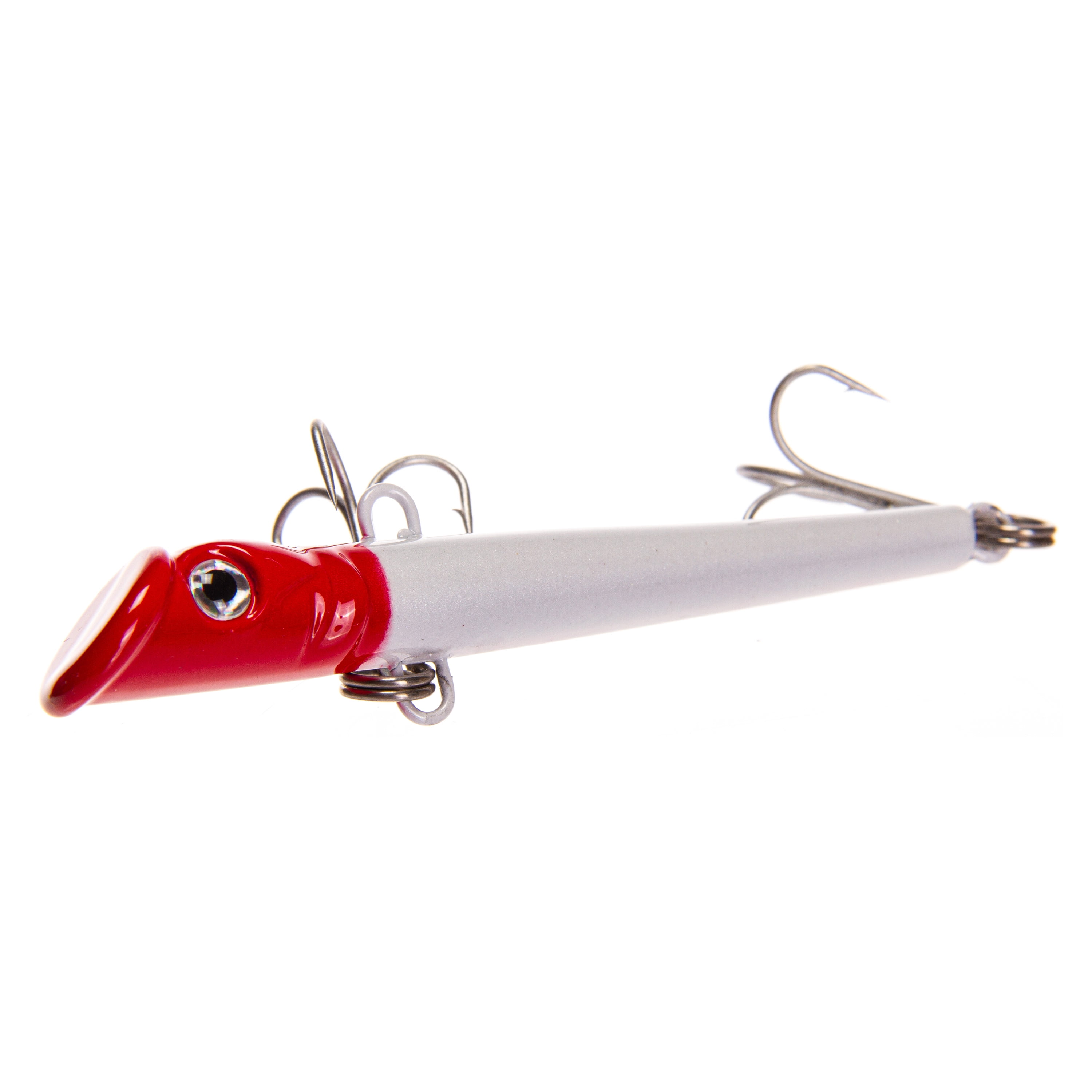 Ozark Trail Saltwater Inshore Jigging Fishing Lure, Red/White, 1 oz