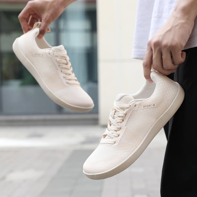 Zapatos minimalistas de zapatos descalzos zapatos de entrenador cruzado sin deslizamiento zapatos anchos para caminar con altavoces transpirables zapatos de tenis livianos para caminar escalada