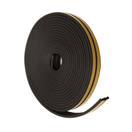 

5/10M Home Weather Strips Rubber Soundproof Foam Draught Excluder Window Door Seal Strip BLACK 5M