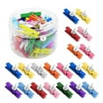thumbnail image 6 of SagaSave 20/50Pcs Small Push Pin Clips for Cork Board Push Pins with Clips  for Papers Photos Decorative Thumbtack, 6 of 7