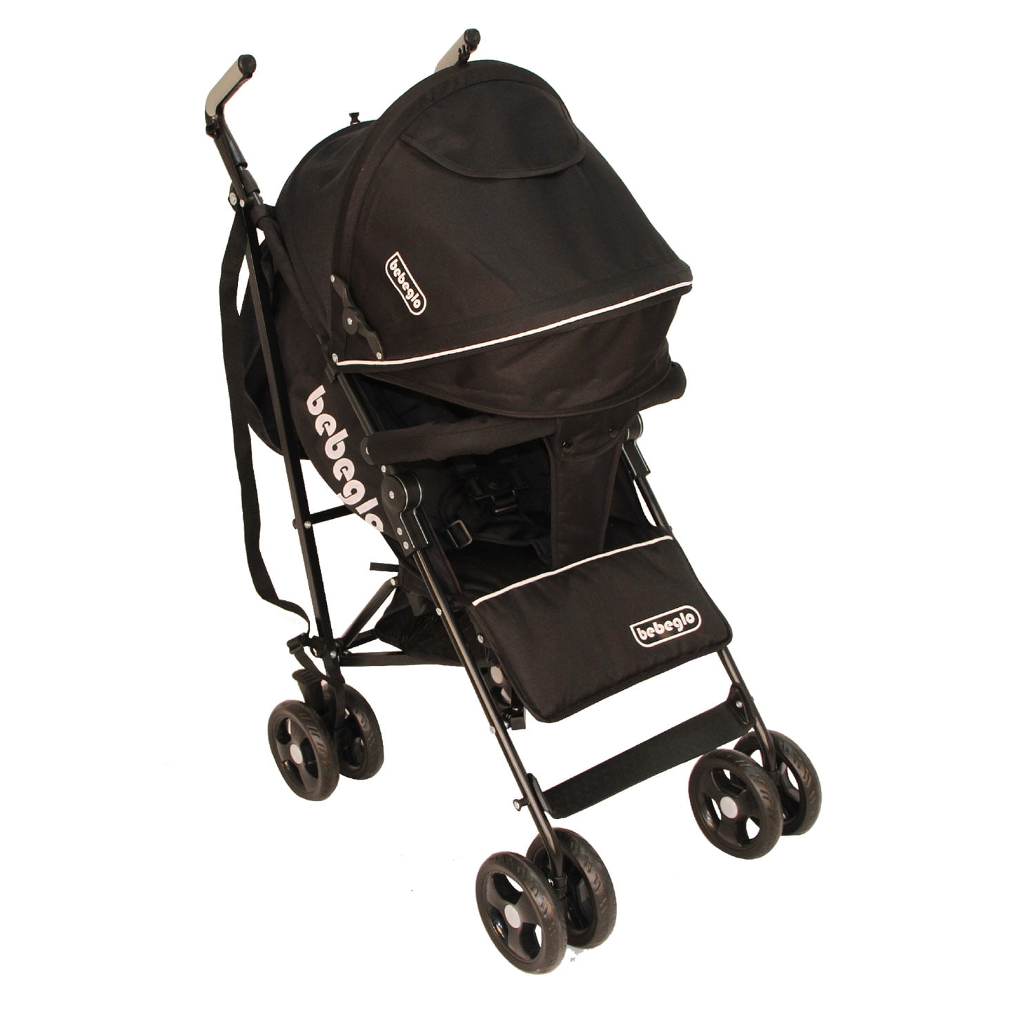 Carriola Paraguas Reclinable Bebeglo Negro Bodega Aurrera en línea