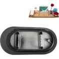 thumbnail image 4 of 55" Streamline NB6440BNK Soaking Glossy Black Freestanding Tub and Tray With Internal Drain in Brushed Nickel, 4 of 7