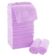 thumbnail image 1 of Toallitas MOONQUEEN Ultra Soft Premium de 30 x 30 cm, 24 unidades, color morado, 1 of 7