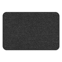 Skid-Resistant Heavy-Duty Door Mat - Charcoal Black - 3' x 5'