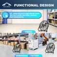 thumbnail image 2 of Ventilador de piso de alta velocidad Tech Drive, 2 of 5