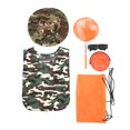 thumbnail image 1 of Kit de aventura para niños al aire libre, 6 uds., sombrero, chaqueta, bolsa de red, cubo plegable, bolsa de almacenamiento para gafas, juegos de pesca, 1 of 8