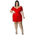 thumbnail image 5 of Mono de mujer Wmstar de talla grande, verano 2022, trajes de una pieza, mangas cortas, monos elásticos para vacaciones, venta al por mayor, envío directo, 5 of 5