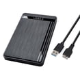 thumbnail image 1 of Caja de disco duro externo Sincero 2.5' HDD SSD 7mm/9.5mm con cable USB Tipo-C 5 Gbps, 1 of 5
