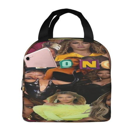 

Beyonce Lunch Bag Waterproof Insulated Lunch Box Reusable Bento Bag Office Work Picnic Beach Workout