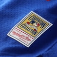 thumbnail image 7 of Men's Mitchell & Ness Hideo Nomo Royal Los Angeles Dodgers Cooperstown Collection Mesh Batting Practice Button-Up Jersey, 7 of 7