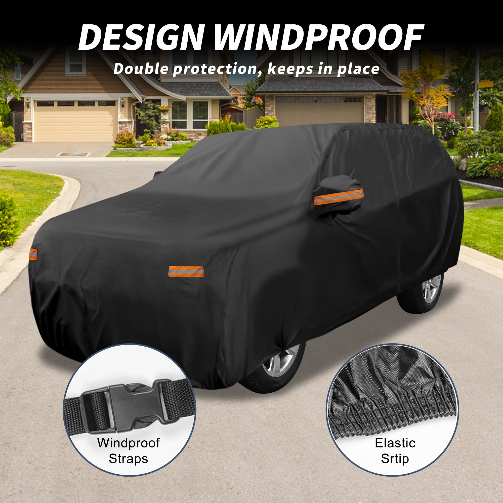 Unique Bargains Aluminum Car Cover for Ford Expedition 212.6"x79.13"x64.96"
